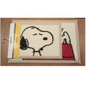NWT & HTF ~ THE BIG ONE Peanuts 2-Pack Bathroom Rugs